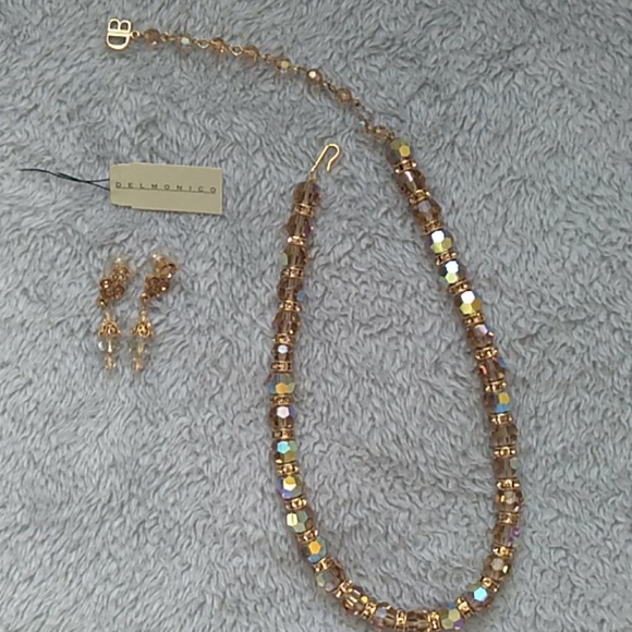 vintage Blair Delmonico necklace and earrings set - Picture 1 of 8